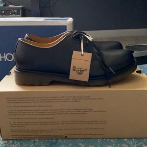 Dr martens black 1461 mono black smooth leather